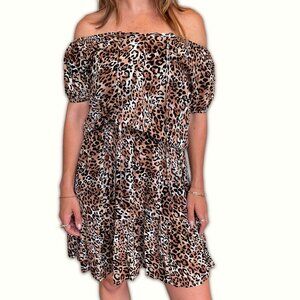 LOST IN LUNAR Leopard Mini Dress – Size 2 US (6 AUS) – NWT